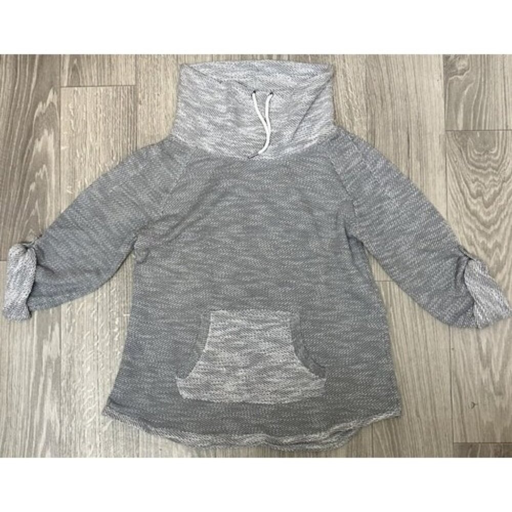 Calvin Klein Performance Womens Size L Sweater Gray Sweater Cowl Neck Knit